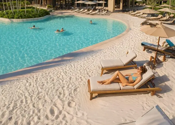 Piscina tipo playa